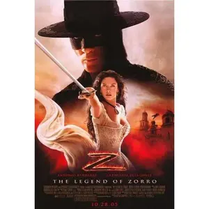 THE LEGEND OF ZORRO 11"x17" Original Promo Movie Poster 2005 Antonio Banderas Catherine Zeta-Jones