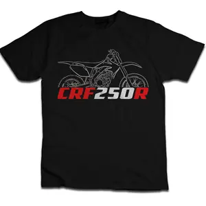 Motorcycle T-shirt for Honda CRF250R 2004-2025 fans, Biker Gift