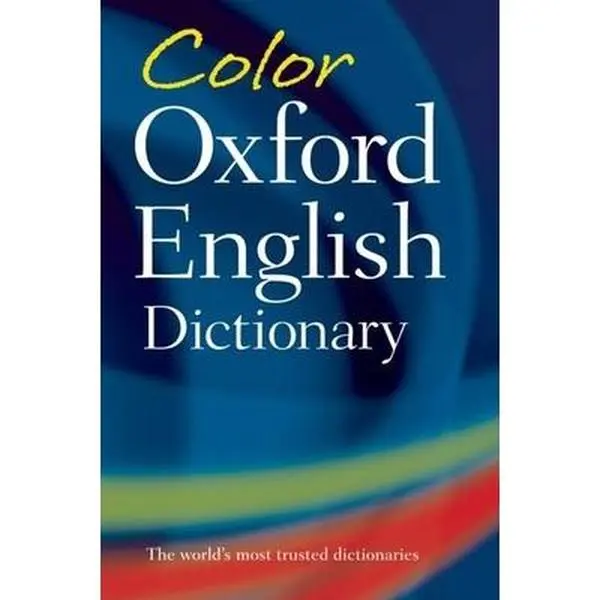 USED Book - Color Oxford English Dictionary by Oxford Languages (Paperback) - english