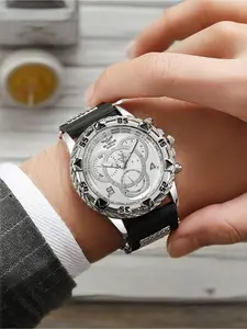 Fashionable casual temperament business watch simple and fashionable men's watch Business Fashion Watches Quartz Analog Wristwatch
