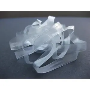 "D.I.Y" 1/4" Clear Elastic, 100% Thermoplastic Polyurethane, Small Packaging, 10 Yard, 30 Yard, and 500 Yard Packaging Available (1/4" Clear 10 Yard)