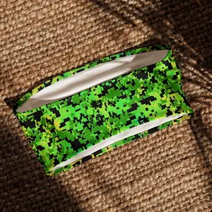 Eco-Camo Bandeau Bikini: Green Goddess