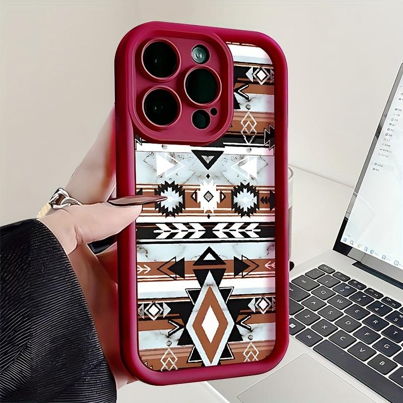 Trendy Full Protective Western Cowboy Culture Pattern Phone Case for IPhone 16 15 14 13 12 11 Pro Max Plus Luxury Shockproof Protection Back Cover