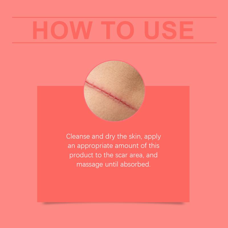 Professional Scar Removal Cream, Advanced Silicone Skin Repair Gel for Burn,Acne Old Scar Removal Cream for Face & Body | Fades Dark Scars，Moisturizing cream