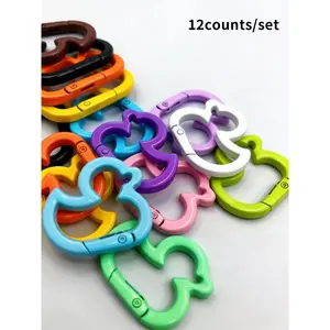 2026 New Mini Colorful Carabiner Keychain | Multi‑Function Spring Hook Design | Lightweight Fashion Accessory for Men and Women, Ideal for Daily Carry