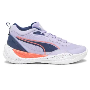 PUMA Mens Playmaker Pro Splatter Basketball Sneakers Shoes - Purple