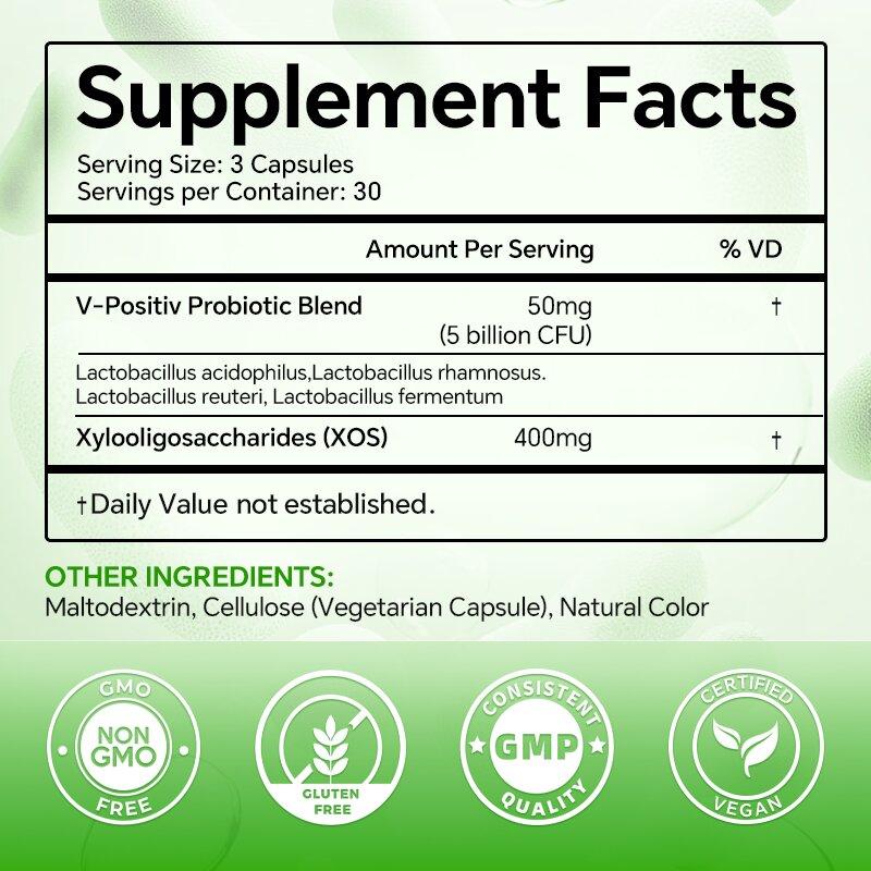 WellCatcher Active Probiotic Capsules | Replenish Gut Flora, Support Vaginal Health, Daily Probiotic for Adults