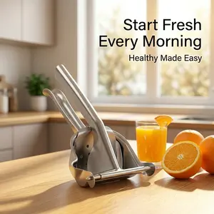 Lemon Squeezer Manual Juicer, Handheld Citrus Press with High Juice Yield, Perfect for Lemon, Lime & Small Orange