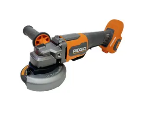 RIDGID 18 Volt Brushless Cordless 4-1/2 in. Paddle Switch Angle Grinder (Tool Only) R86047