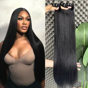Luxury Salon Quality Brazilian Straight Virgin Human Hair Bundles Deal 100% Real Raw Human Hair Body Wave Bundles Sew In Quick Weave Glue In Viral Hair Bundles dealsforyoudays