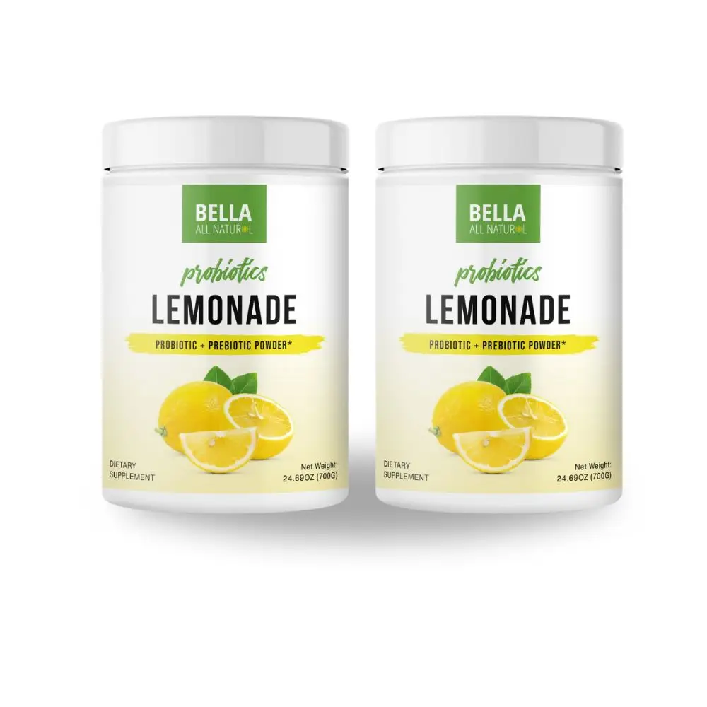 2 Pack Bella All Natural Probiotics Iced Lemonade