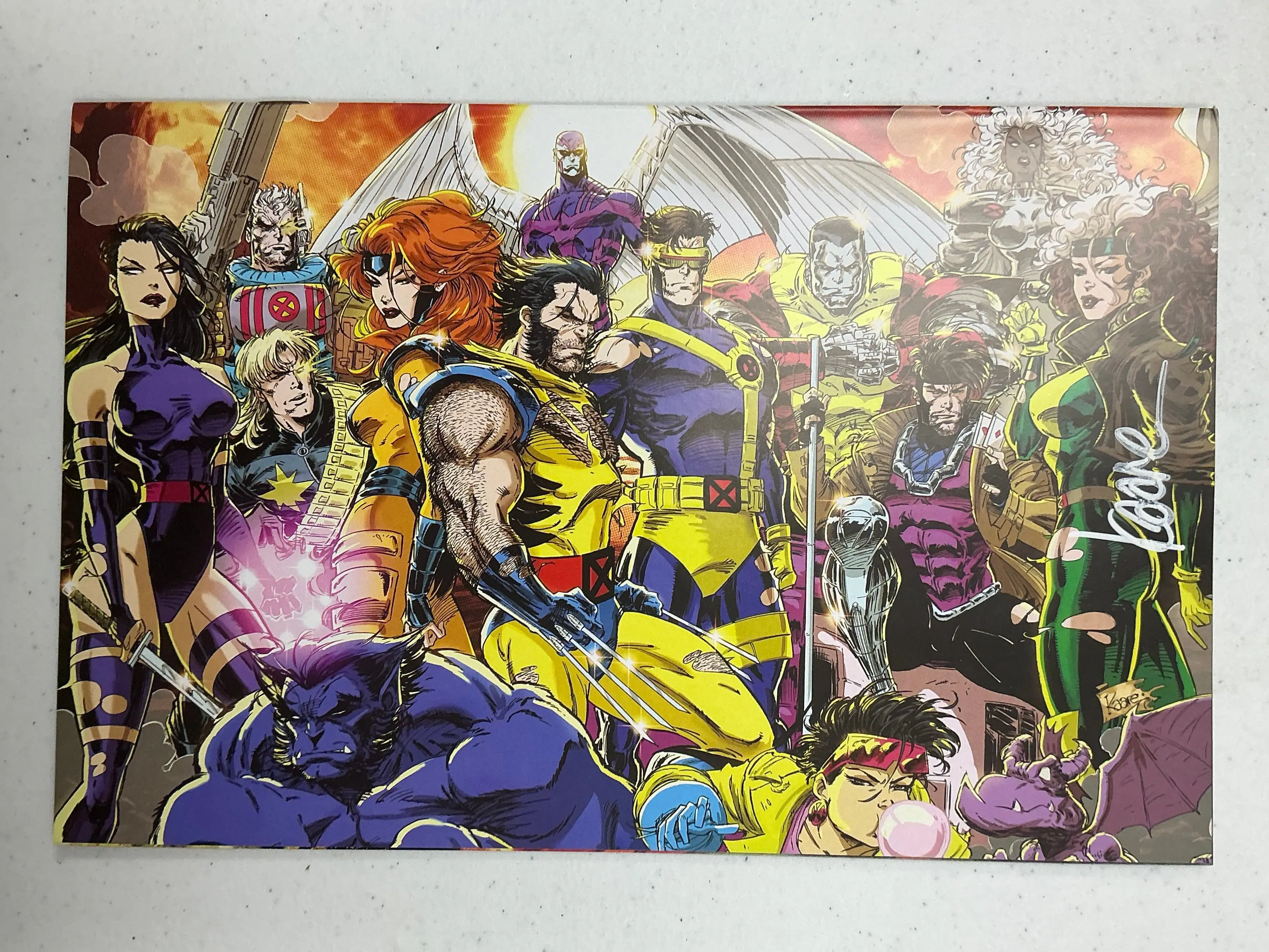 [Signed by Kaare Andrews] Rise of the Powers of X #4 Modern Comic Book, Kieron Gillen & R.B. Silva, Unknown Comics Exclusive Virgin C2E2 Variant, [FHX], [In Stock]
