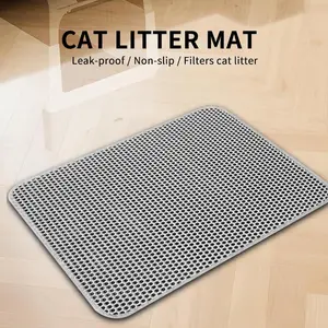 Waterproof Cat Litter Mat – Non-Slip & Leak-Proof | Traps Litter for Dry, Clean Floors