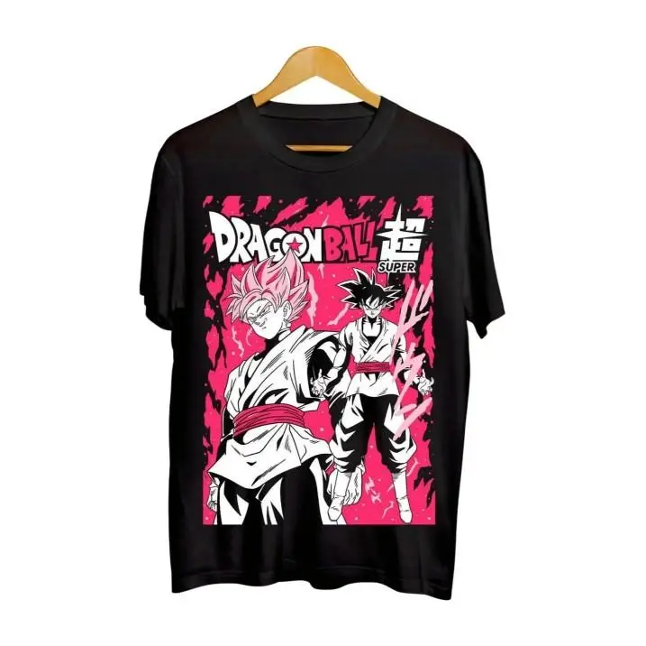 Men's Goku Shirt Dragon Ball Z Goku Super Saiyan Anime Black And White