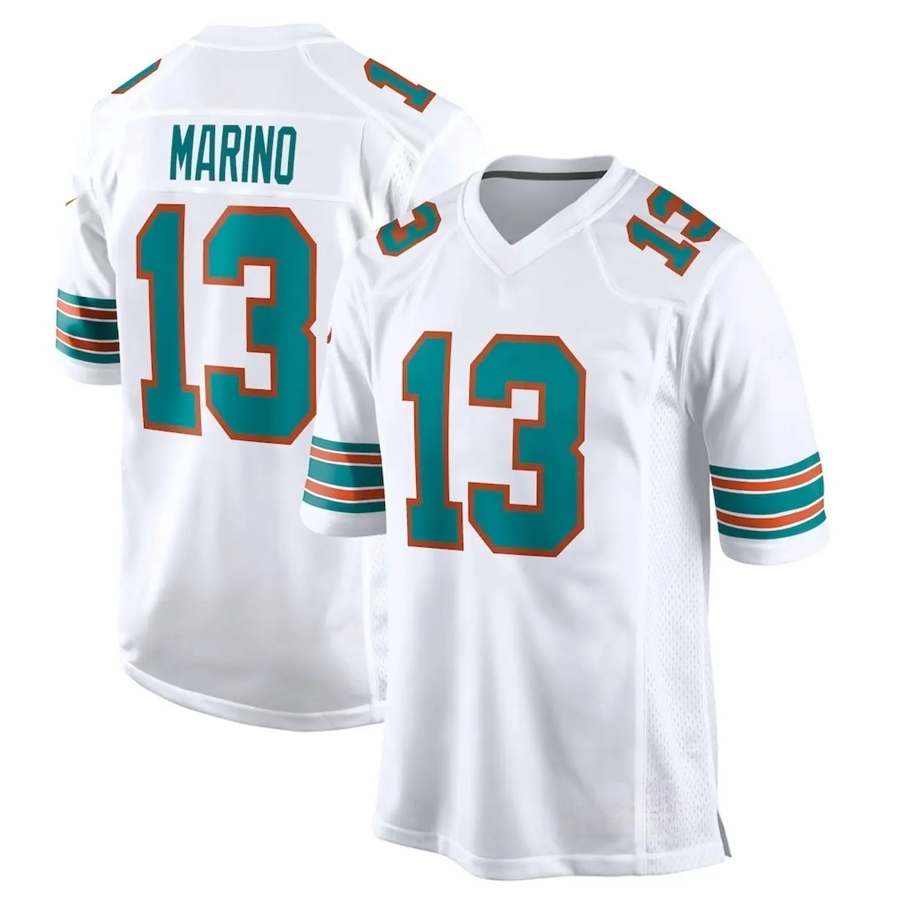 Unisex Football inspired by Marino 13 Miami Retired Player Jersey - White