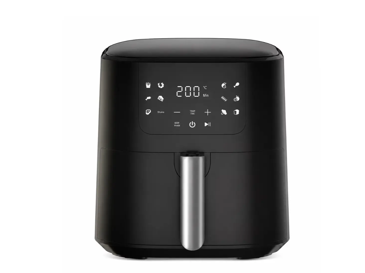 5.5 QT Air Fryer, 8-in-1 Digital Countertop Air Fryer with Touchscreen, 360° Hot Air Circulation, Shake Reminder, Nonstick Dishwasher-Safe Basket