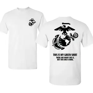 USMC Rifleman Creed Shirt, Marine Corps This Is My Rifle Graphic Tee, Military Training Quote Shirt, USMC Green Shirt Saying Tee, Soft Cotton Blend Tactical Shirt, USMC Lifestyle Apparel, Gift for Marines, Veterans