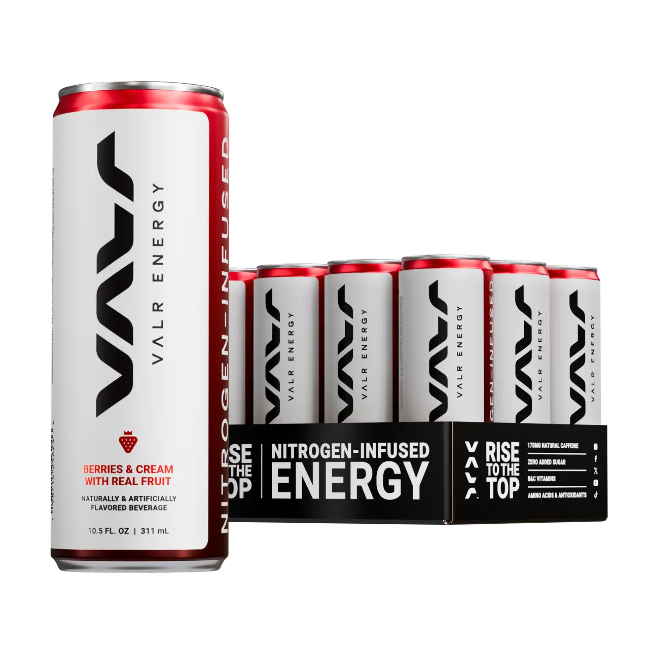 Nitrogen-Infused Berries & Cream Energy Drink