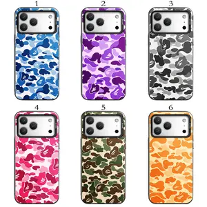 Vibrant Pixel Camo Array phone case series for iPhone 17 AIR 17 PRO 16 PRO 15  PRO MAX  14 PLUS 13 PRO 12 11 PRO XS MAX X XR Samsung Galaxy S25 Ultra S24 S23 S22 Plus Rainbow Cellphone