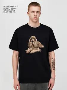 Realistic English Cocker Spaniel T-Shirt  | Cocker Spaniel Lover Tee | Quick-Dry Unisex Top