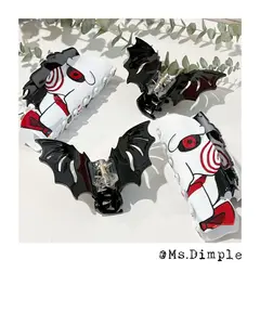 Halloween Theme Demon and Bat Hair Claw Clip
