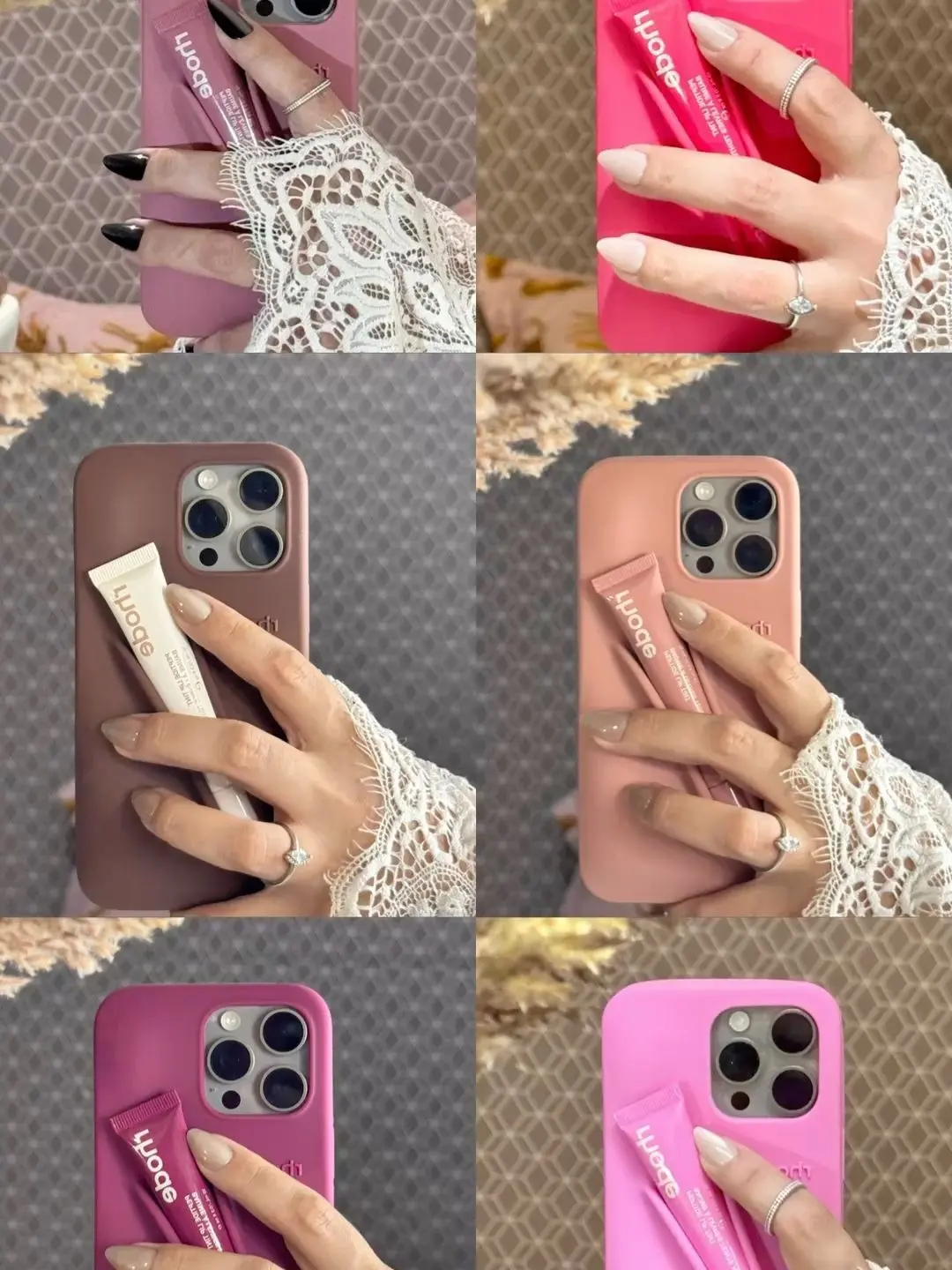 2-in-1 Makeup Phone Case with Lip Gloss Holder - Soft Matte Silicone for  iPhone 11-17 Pro Max, trending case, cute case, hot case - TikTok Shop