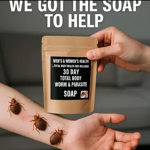 GET THOSE PESKY INVADERS OFF YOUR SKIN!! 4  PACK HANDMADE SOAP ROUNDS FOR HERPES,LYMPTHIC SYSTEM DRAINAGE,HIV HPV,ANTI-FUNGAL,CANDIDA,ANTI-MOLD,ACNE,BACK ACNE,JOCK ITCH,BED BUGS,LICE,ATHLETES FOOT,SKIN ISSUES, 30 DAY WORM & PARASITE CLEANSE SOAP