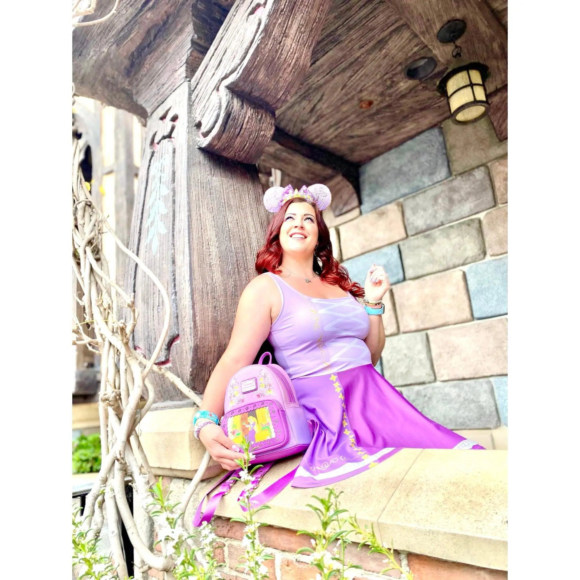Rapunzel Inspired Skater Dress