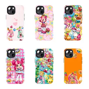 Shopkins Cute Character Phone Case  Suitable for iPhone 17-11 Pro Max/Plus and  Samsung Galaxy S23-25