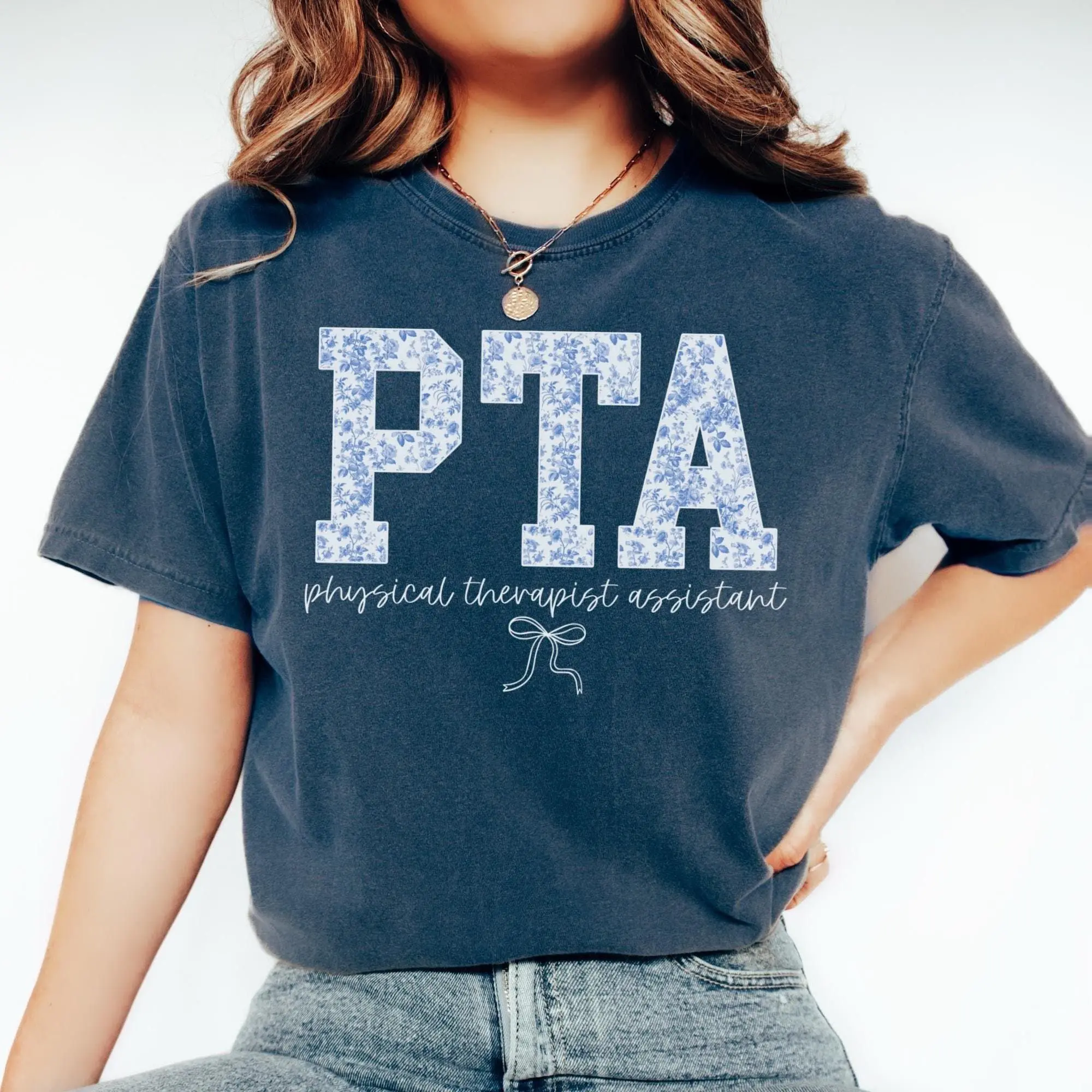 Physical Therapist Assistant Shirt, Toile PTA Tshirt, Toille De Jouy Physical Therapy Assistant T-Shirt, Grad Gift, Trendy