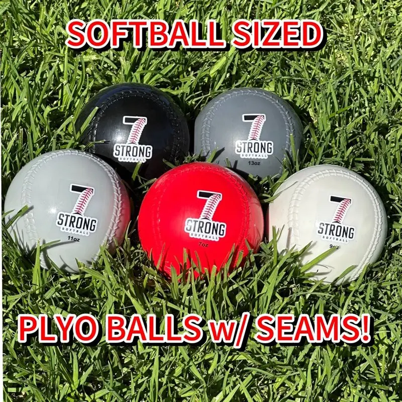 Softball Plyo Balls with Seams!
