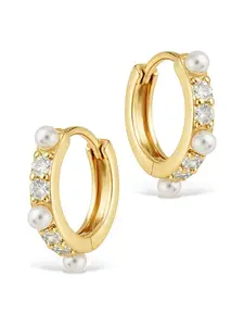 Kristina Pearl & CZ Hoops