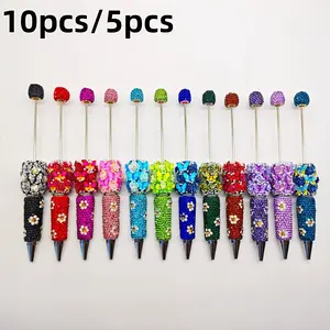 Special Offer Rose Lover Limited Craft Ballpoint Pens, DIY Diamond Decor Butterfly Sticker Beaded Pen, Glitter Ballpoint Pen, Perfect Gift for Partner and Classmate
