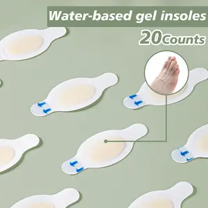 20 Counts Hydrocolloid Blister Bandages for Feet,  all day foot protection，versatile foot pads, individual packaging design， hiking and dancing activities