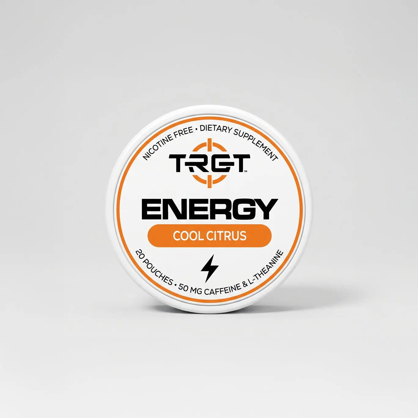 TRGT Energy Pouches Nicotine-Free Caffeine Pouches with L-Theanine & L-Tyrosine for Clean Sustained Energy, No Jitters or Crash, Sugar-Free