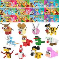 24pcs Animal Building Blocks
