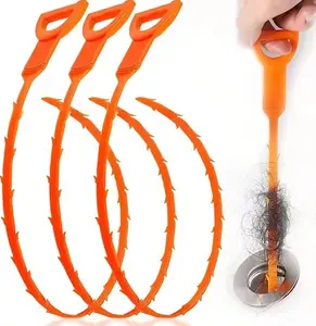 1pc Drain Clog Remover Tool - Plastic Drain Sewer Dredging Hook, Pipe Dredger - For Kitchen & Bathroom Sinks - Household Cleaning Supplies - Back to School Supplies - Perfect Gift for Homeowners