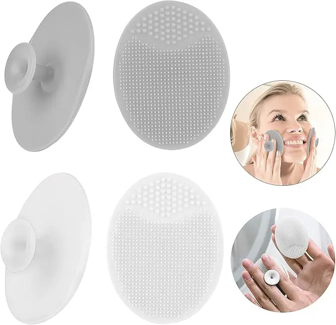 Fall Halloweon Gift Face Scrubber,Soft Silicone Facial Cleansing Brush Face Exfoliator Blackhead Acne Pore Pad Cradle Cap Face Wash Brush for Deep Cleaning Skin Care