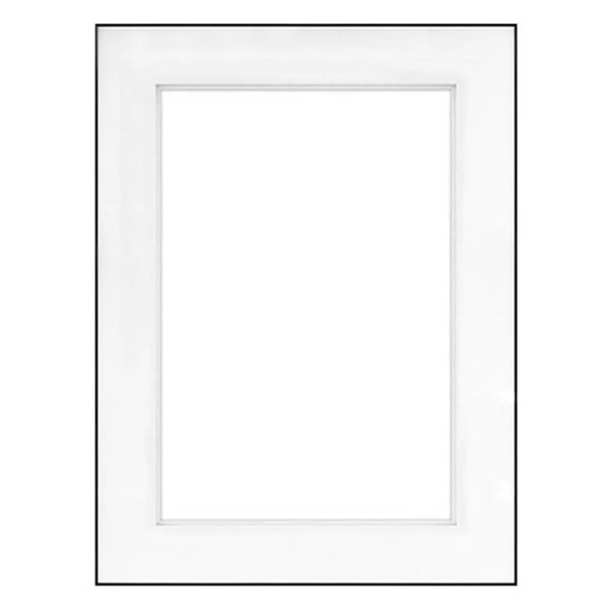 Framatic Fineline Minimalist Decor Aluminum Frame - 5x7" Thin Border for 4x6" Photograph, Black Baby & Maternity Room Decor
