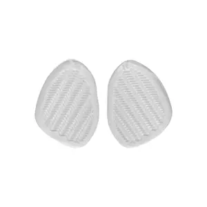 Flirtzy Ball Of Foot Inserts High Heels Feet Reusable Washable Silicone Gel Insole Cushion Pads Cups Protectors Anti-Bacterial Silicone Shoe Cushion