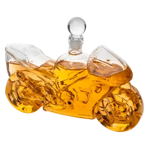 Sport Bike Decanter - 750ml Glass Motorcycle Shaped Decanter