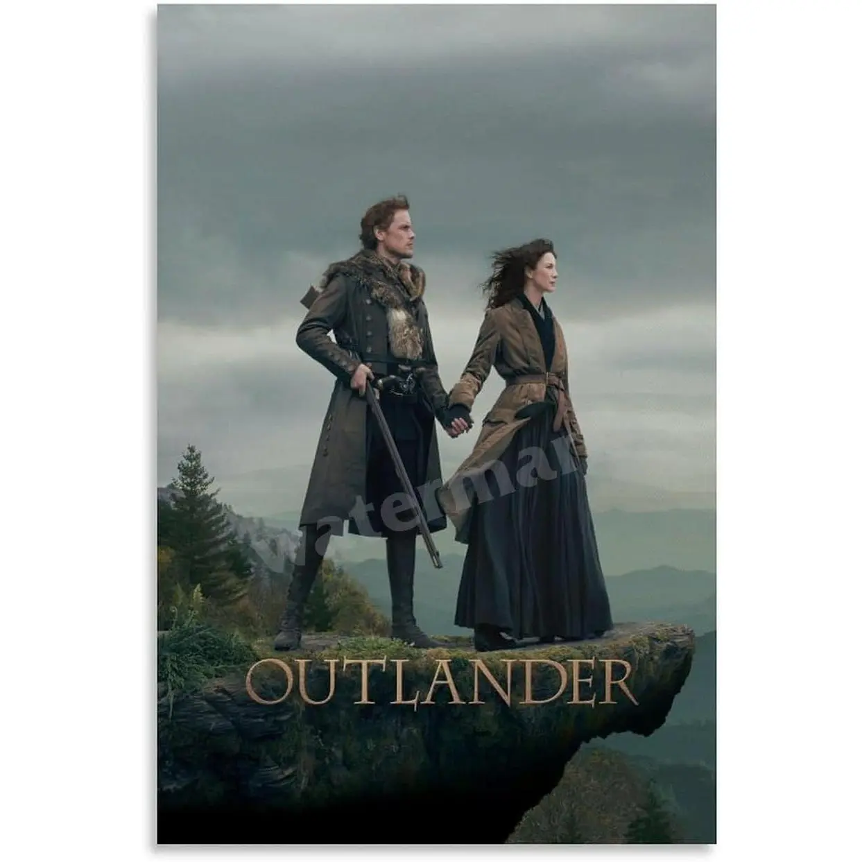 Outlander Posters TV Series Poster (10) Canvas Painting Posters And Prints Wall Art for Living Room Bedroom Decor