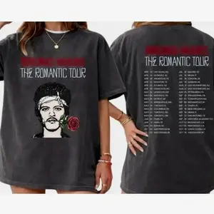 Bruno The Romantic Tour 24K Magic Unisex T-Shirt, Retro Concert Tour Dates Back Print Hooligans Graphic Tee, Great Gift Idea for Music Lovers 9 HH4 SMB FEH
