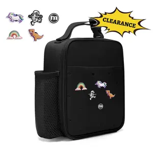 Kids Insulated Lunch Bag - Durable, Double-Insulated Cooler ; Easy-Clean Fabric, Zippered Pockets, & Customizable Design for School & Travel