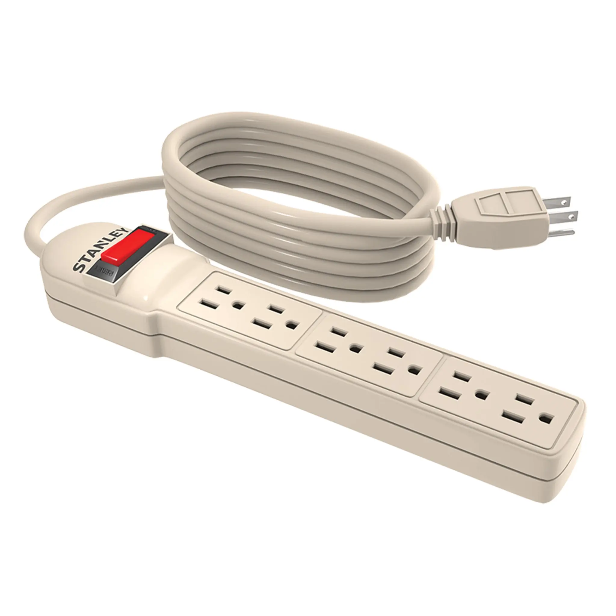 STANLEY® 6 Outlet Power Strip with 15FT Power Cord
