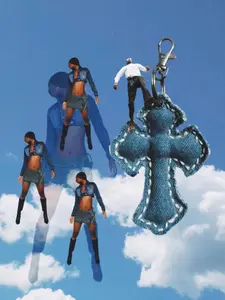 Charm Is Deceptive Denim Devotion Denim Bag Charm – Purse Charm Accessory