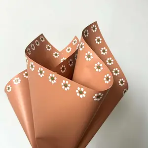 Brown Floral Paper