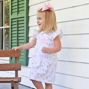 Bunny & Friends Cleo Dress - Soft Knit Easter Outfit for Girls