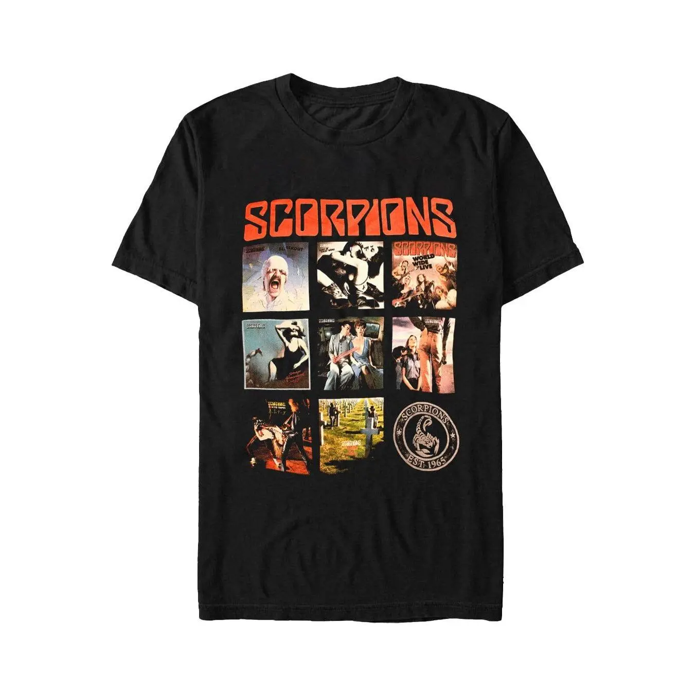 Scorpions Vintage Music T-Shirt, Hard Rock Graphic Tee, Heavy Cotton Apparel