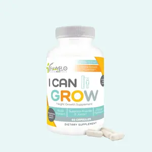 I Can Grow 10+ Kids 10+ Teens Supplement for Growth with Vitamin D3 Zinc Manganese L Arginine L Ornithine L Glycine & Deer Antler Velvet Powder for Healthy Growth Development